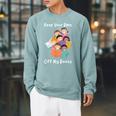 Keep Your Bans Off My Books Anti-Censorship Reader Of Books Raglan Sleeve Sweatshirt Cardinal Keep Your Bans Off My Books Anti-Censorship Reader Of Books Raglan Sleeve Sweatshirt Cardinal