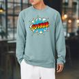 Kids Boys Joshua Comic Book Superhero Name Raglan Sleeve Sweatshirt Cardinal Kids Boys Joshua Comic Book Superhero Name Raglan Sleeve Sweatshirt Cardinal