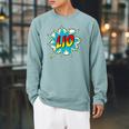 Kids Boys Lio Name Comic Book Superhero Raglan Sleeve Sweatshirt Cardinal Kids Boys Lio Name Comic Book Superhero Raglan Sleeve Sweatshirt Cardinal