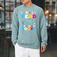 Kindergarten Teacher I Still Read Childrens Books Raglan Sleeve Sweatshirt Cardinal