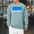 Kitch-Iti-Kipi MI Kitch-Iti-Kipi Palms Book Park Michigan Premium Tri-Blend Raglan Sleeve Sweatshirt Cardinal