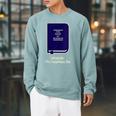 LDS Book Of Mormon Tshirt Spoiler Nephites Raglan Sleeve Sweatshirt Cardinal