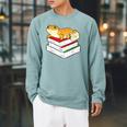 Leopard Gecko Sleeping Books Reading Geckos Raglan Sleeve Sweatshirt Cardinal Leopard Gecko Sleeping Books Reading Geckos Raglan Sleeve Sweatshirt Cardinal
