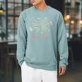 Librarian Bibliophile Dandelion Bookworm Book Nerd Reading Raglan Sleeve Sweatshirt Cardinal