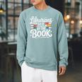 Librarians Do It By The Book Librarian Raglan Sleeve Sweatshirt Cardinal