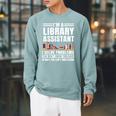 Library Assistant Books Librarian Associate Curator Keeper Raglan Sleeve Sweatshirt Cardinal Library Assistant Books Librarian Associate Curator Keeper Raglan Sleeve Sweatshirt Cardinal