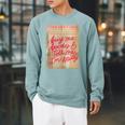Library Card Buy Me Books And Tell Me I'm Pretty Pink Raglan Sleeve Sweatshirt Cardinal