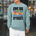 Library Cards Repel Men Intimidated By Books Sassy Reader Raglan Sleeve Sweatshirt Cardinal Library Cards Repel Men Intimidated By Books Sassy Reader Raglan Sleeve Sweatshirt Cardinal