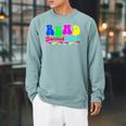 Library Read Banned Books Raglan Sleeve Sweatshirt Cardinal