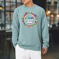 Library Squad Shirt Librarian Bookworm Book Lover Raglan Sleeve Sweatshirt Cardinal
