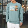 Life Without Books Is Like An Unsharpened Pencil Bookworm Raglan Sleeve Sweatshirt Cardinal