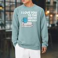 I Love You To The Bookstore And Back Book Readers T-Shirt Raglan Sleeve Sweatshirt Cardinal I Love You To The Bookstore And Back Book Readers T-Shirt Raglan Sleeve Sweatshirt Cardinal
