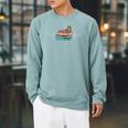Love Cat Heartbeat Cats And Books For Cats Lovers Raglan Sleeve Sweatshirt Cardinal