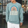 Love God Drink Coffee Read Books Raglan Sleeve Sweatshirt Cardinal Love God Drink Coffee Read Books Raglan Sleeve Sweatshirt Cardinal