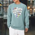 What I Love Most In The World Are My Books Librarian Raglan Sleeve Sweatshirt Cardinal