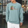 Luck Of The Librarian St Patricks Day Book Lover Raglan Sleeve Sweatshirt Cardinal