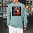 Macaw Reading A Book Raglan Sleeve Sweatshirt Cardinal Macaw Reading A Book Raglan Sleeve Sweatshirt Cardinal