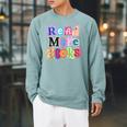 Magazine Letters Read More Books Raglan Sleeve Sweatshirt Cardinal
