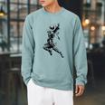 Marvel Captain America Steve Rogers Comic Book Raglan Sleeve Sweatshirt Cardinal