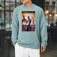 Marvel Comixology Avengers War Of Vampires Comic Book Cover Raglan Sleeve Sweatshirt Cardinal