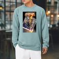 Marvel Comixology Champions Unlimited Comic Book Cover Raglan Sleeve Sweatshirt Cardinal Marvel Comixology Champions Unlimited Comic Book Cover Raglan Sleeve Sweatshirt Cardinal