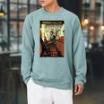 Marvel Comixology Invaders War Ghost Comic Book Cover Raglan Sleeve Sweatshirt Cardinal Marvel Comixology Invaders War Ghost Comic Book Cover Raglan Sleeve Sweatshirt Cardinal