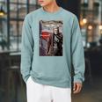 Marvel Comixology Old Man Quill Last Heist Comic Book Cover Raglan Sleeve Sweatshirt Cardinal