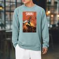 Marvel Comixology Shuri And Iron Man Comic Book Cover Raglan Sleeve Sweatshirt Cardinal