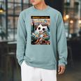 Marvel Comixology Thor Theater Comic Book Cover Raglan Sleeve Sweatshirt Cardinal Marvel Comixology Thor Theater Comic Book Cover Raglan Sleeve Sweatshirt Cardinal