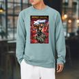 Marvel Comixology X-Force Young Cable Comic Book Cover Raglan Sleeve Sweatshirt Cardinal Marvel Comixology X-Force Young Cable Comic Book Cover Raglan Sleeve Sweatshirt Cardinal