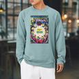 Marvel Eternals Vintage Comic Book Cover Raglan Sleeve Sweatshirt Cardinal Marvel Eternals Vintage Comic Book Cover Raglan Sleeve Sweatshirt Cardinal