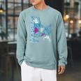 Marvel Morbius Comic Book Retro Raglan Sleeve Sweatshirt Cardinal