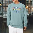 Marvel Spider-Man Venom Comic Book Awesome Logo Raglan Sleeve Sweatshirt Cardinal