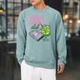Matcha & Books Club Green Tea Latte Lovers Raglan Sleeve Sweatshirt Cardinal Matcha & Books Club Green Tea Latte Lovers Raglan Sleeve Sweatshirt Cardinal