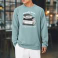 Morally Grey Is My Favorite Color Bookish Book Lover Raglan Sleeve Sweatshirt Cardinal
