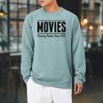 Movies Ruining Books Since 1920 Book Reading Literary Raglan Sleeve Sweatshirt Cardinal