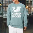 All i Need Is My Azawakh And a Good Book Raglan Sleeve Sweatshirt Cardinal All i Need Is My Azawakh And a Good Book Raglan Sleeve Sweatshirt Cardinal