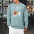 I Need Is Book & Cats Books Pet Lover Raglan Sleeve Sweatshirt Cardinal