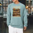 I Have No Shelf Control Book Lover Day Reading Books Library Raglan Sleeve Sweatshirt Cardinal