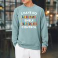 I Have No Shelf Control Book Lover Pun Reading Humor Raglan Sleeve Sweatshirt Cardinal I Have No Shelf Control Book Lover Pun Reading Humor Raglan Sleeve Sweatshirt Cardinal