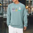 Nothing Beats Reading National Library Week World Book Day Raglan Sleeve Sweatshirt Cardinal