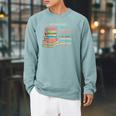 Novel Lover For a Bookworm Raglan Sleeve Sweatshirt Cardinal