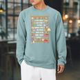 One Does Not Stop Buying Books Just Because There Is No More Raglan Sleeve Sweatshirt Cardinal