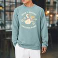 Oops I Bought Another Book Shirt Goose Reader Raglan Sleeve Sweatshirt Cardinal