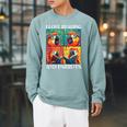 Parrot Love Reading And Parrots Child Book Lover Raglan Sleeve Sweatshirt Cardinal Parrot Love Reading And Parrots Child Book Lover Raglan Sleeve Sweatshirt Cardinal