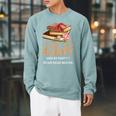 I Like To Party & By Party I Mean Read Books Reading Book Raglan Sleeve Sweatshirt Cardinal