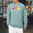 Peace Love Books Reader Librarian Library Book Raglan Sleeve Sweatshirt Cardinal