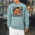 Pocket Rocket Comic Book Style Premium Tri-Blend Raglan Sleeve Sweatshirt Cardinal Pocket Rocket Comic Book Style Premium Tri-Blend Raglan Sleeve Sweatshirt Cardinal