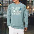Pretend I'm A Book Character Raglan Sleeve Sweatshirt Cardinal Pretend I'm A Book Character Raglan Sleeve Sweatshirt Cardinal