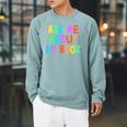 Published Author Squad Writing Crew Ask Me About MY BOOK Raglan Sleeve Sweatshirt Cardinal